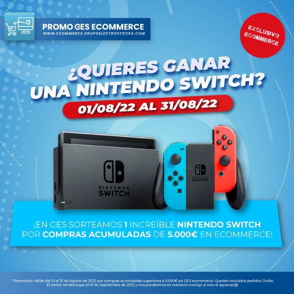 PromoGES Ecommerce Sorteo Nintendo Switch