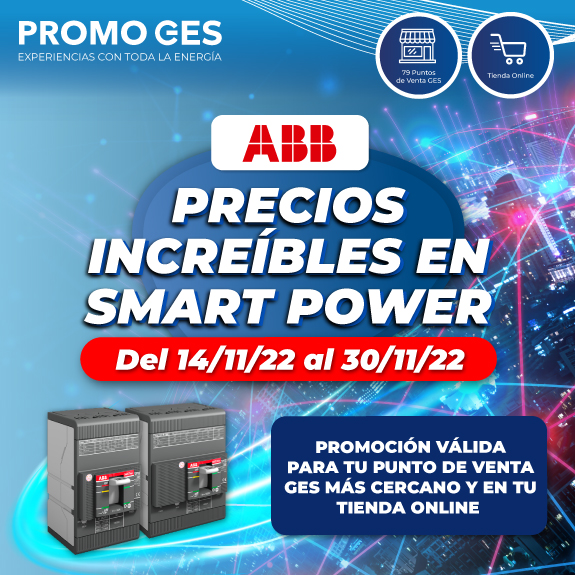 PROMO GES | ABB precios increíbles en productos Smart Power