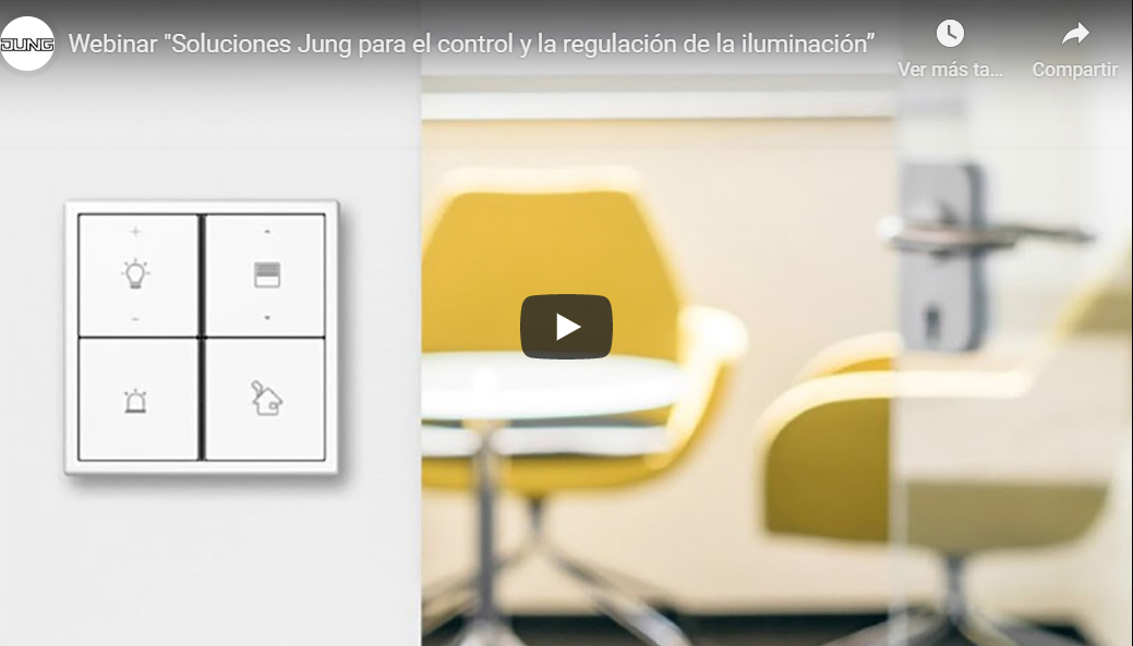 Soluciones Jung para el control y la regulación de la iluminación