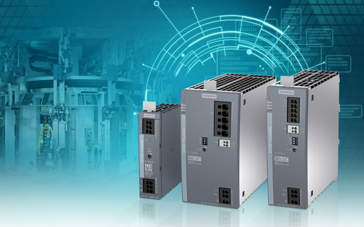 SITOP PSU6200 – La fuente de alimentación completa de Siemens para una amplia variedad de aplicaciones.