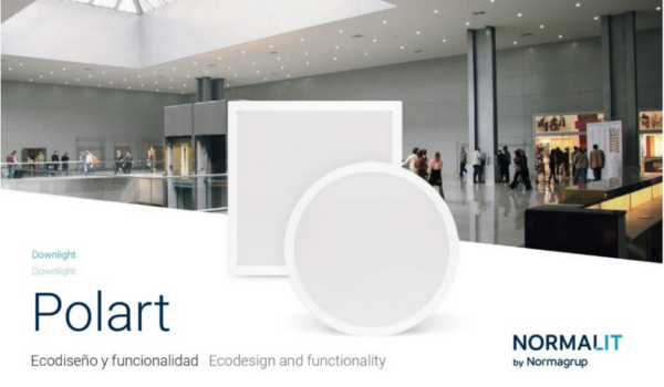 NORMAGRUP: Presenta su gama de downlights POLART, una familia centrada en el ecodiseño y la funcionabilidad