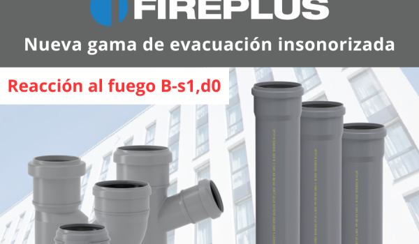 ITALSAN: Lanza FirePlus. La gama de evacuación insonorizada con clasificación de reacción al fuego B-s1,d0 