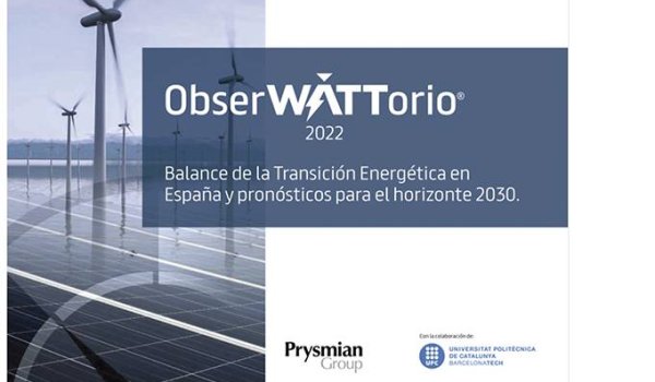 PRYSMIAN: Prysmian y la Universidad Politécnica de Cataluña (UPC) lanzan el ‘ObserWATTorio’®: el portal de información y análisis de referencia sobre la transición energética en España
