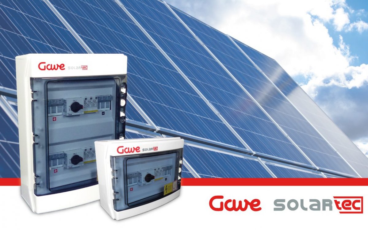 Nuevas cajas modulares de conexión PV de Gave Solartec