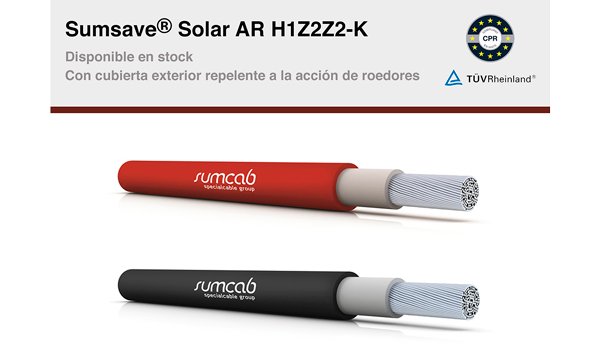 NUEVO Sumsave® Solar AR H1Z2Z2-K CON CUBIERTA ANTIROEDOR
