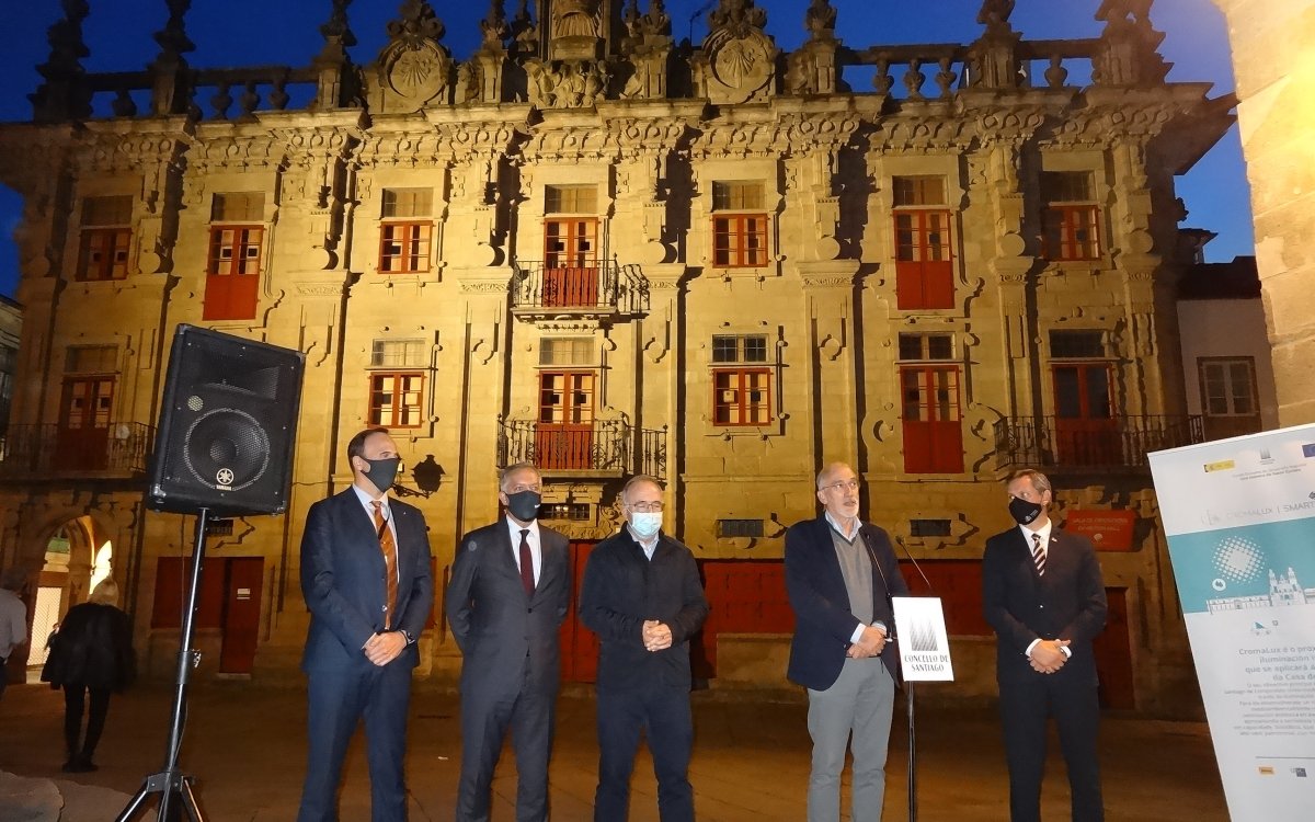 Televés: Santiago de Compostela pionera en el mundo por la iluminación inteligente de un edificio para preservar su valor patrimonial