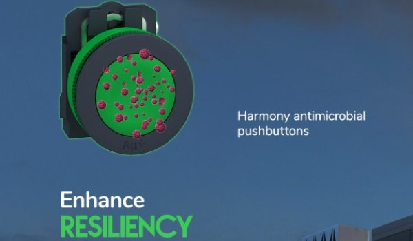 Harmony XB5, la gama de pulsadores de Schneider Electric con protección antimicrobios