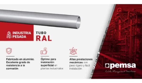 Tubo RAL de Pemsa, aportando soluciones al sector de Industria Pesada