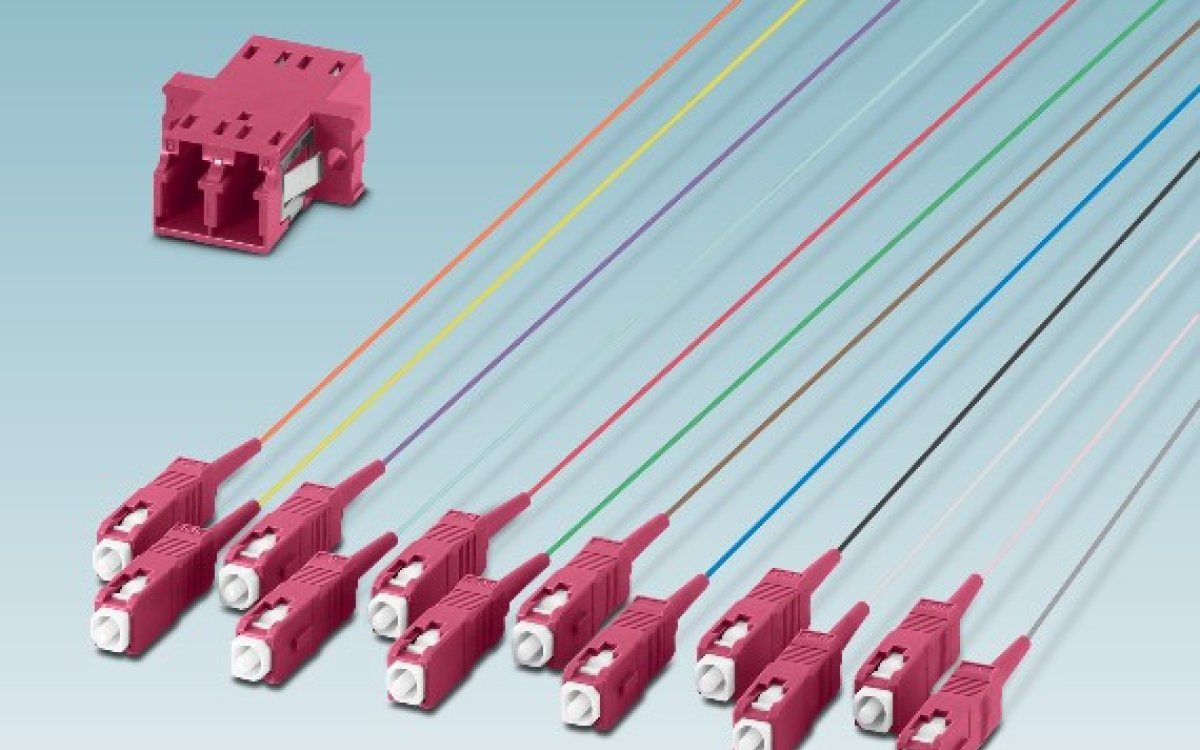 PHOENIX CONTACT: Acoplamientos de cable de fibra óptica y pigtails