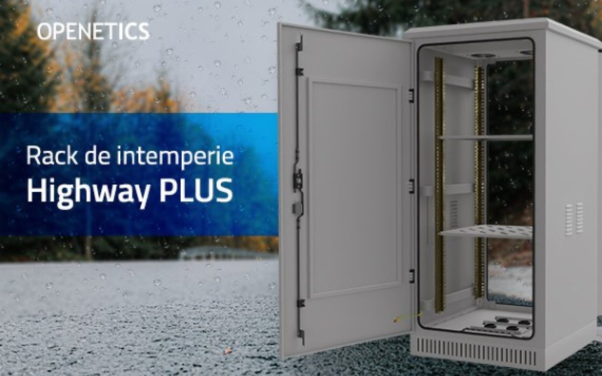 Openetics: Highway PLUS, rack de intemperie con la mejor gestión  térmica del mercado, capaz de soportar situaciones climáticas adversas. 
