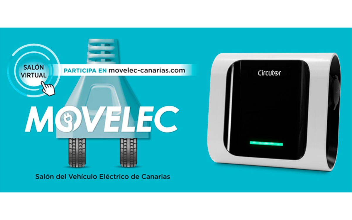 CIRCUTOR presenta sus últimas novedades en sistemas de recarga, en MOVELEC: Salón Virtual del Vehículo Eléctrico de Canarias