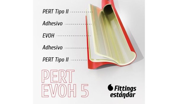 Fittings Estándar: Ha lanzado al mercado un nuevo producto: TUBO PERT EVOH 5 CAPAS