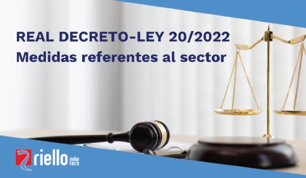 RIELLO: NOTA DE UNEF SOBRE EL REAL DECRETO-LEY  20/2022 DE 27 DE DICIEMBRE DE 2022