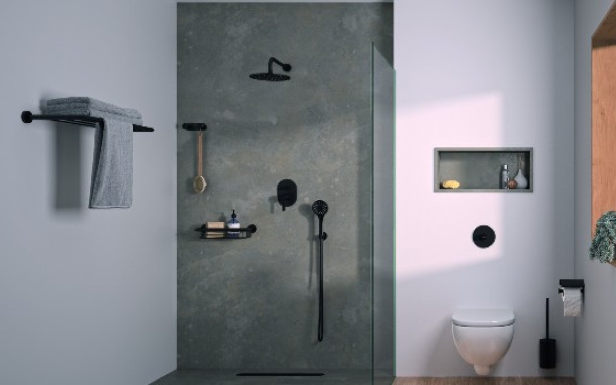 Aporta estilo y armonía a tu baño con los accesorios de la Serie Nimbus de Genwec