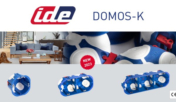 IDE: Cajas de mecanismos para paredes huecas - Serie Domos - K