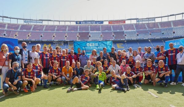 ¡Gran jornada deportiva en el Camp Nou, con los clientes de GES Catalunya!